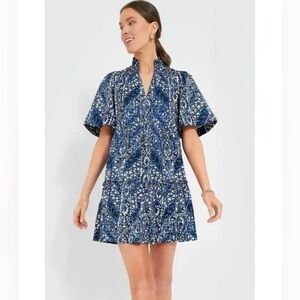 Tuckernuck Crawford Blue and White Floral Dress